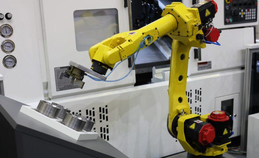 CNC Machining with Robotics